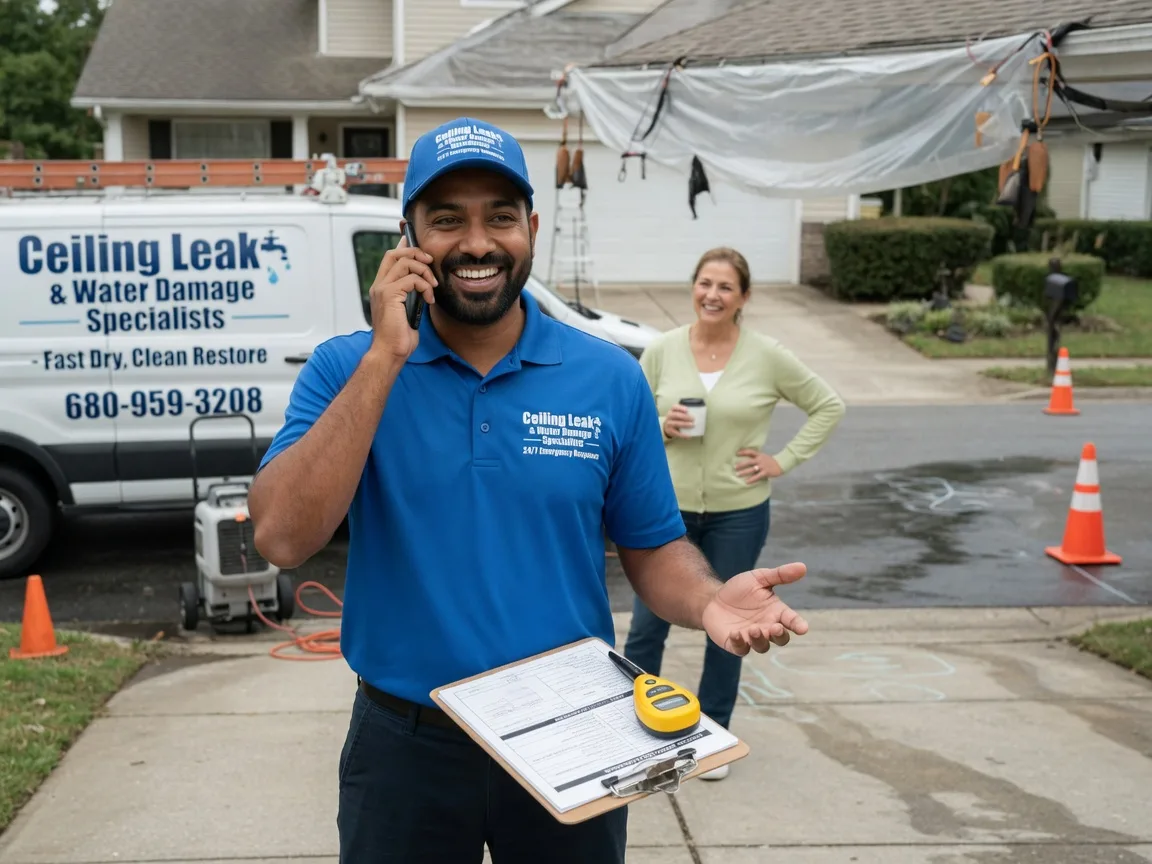 Ceiling Leak Cleanup York, SC FAQs